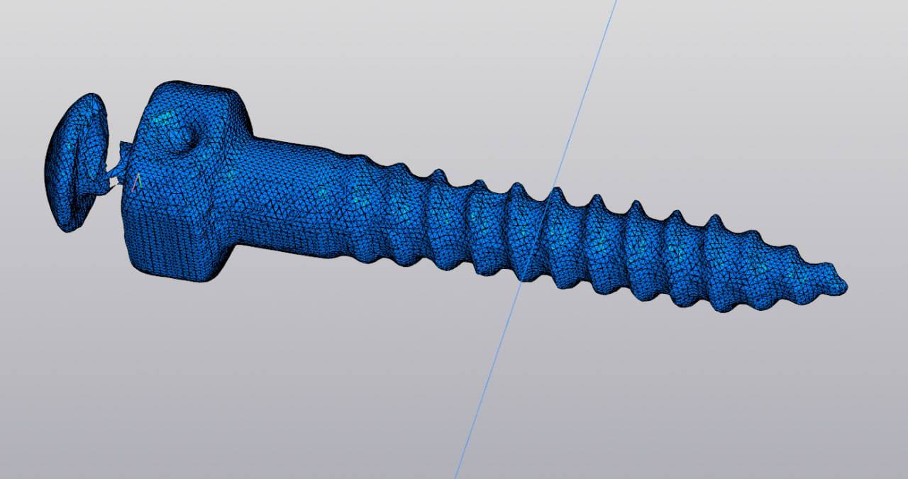 Подготовка конструкторской документации для изготовления медицинских винтов